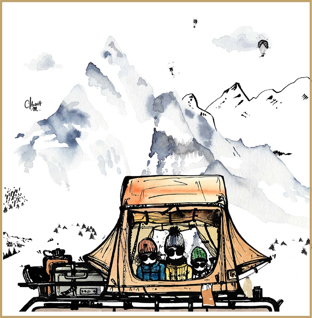 Bivouac (40X40 cm)