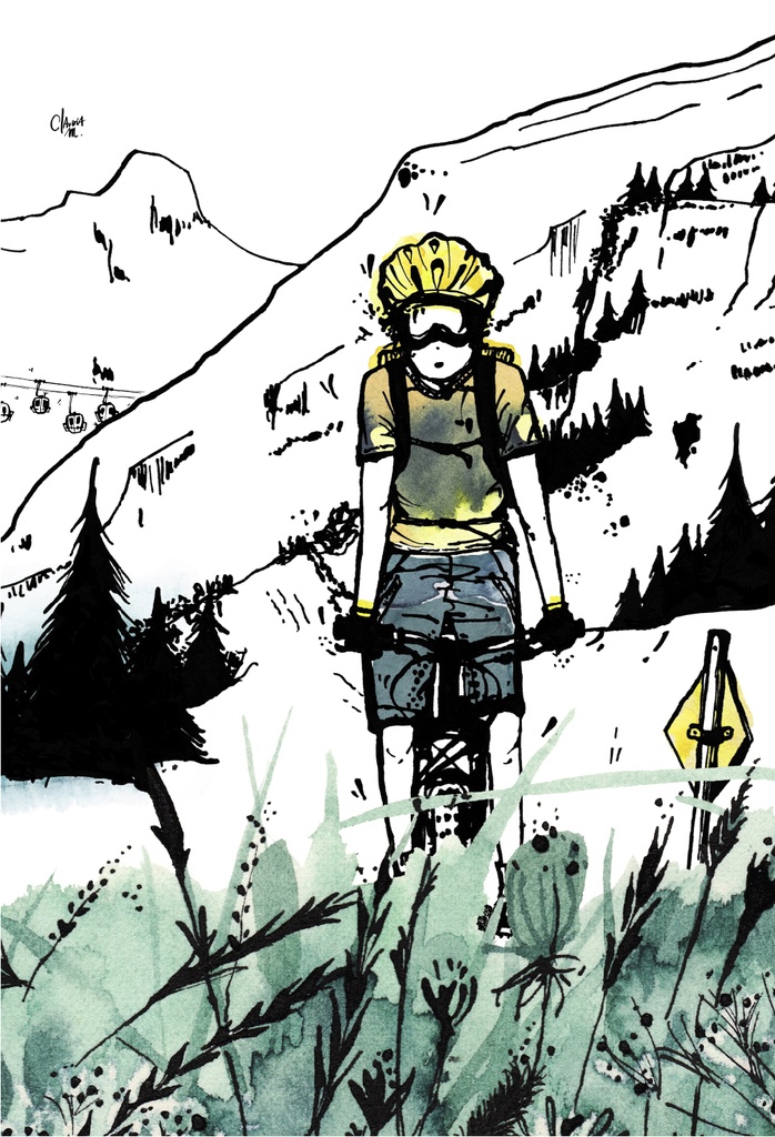 A travers champs ! (17X40 cm)