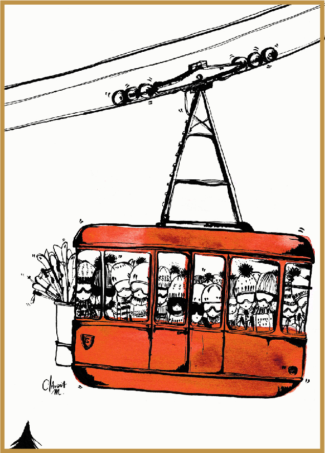 Téléphérique cannelle