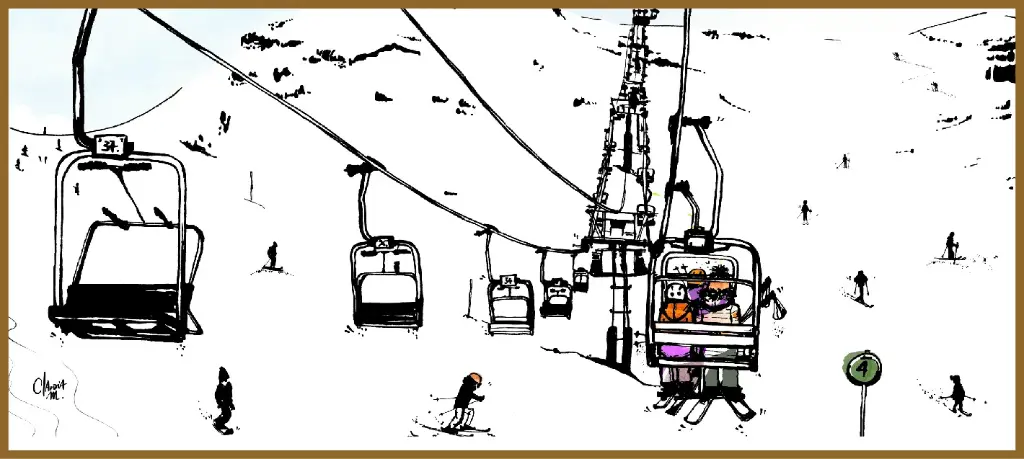 Piste verte (21X15 cm)