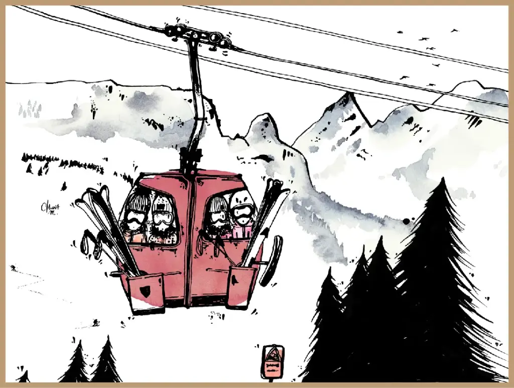 En passant (airelle) ! (21X15 cm)