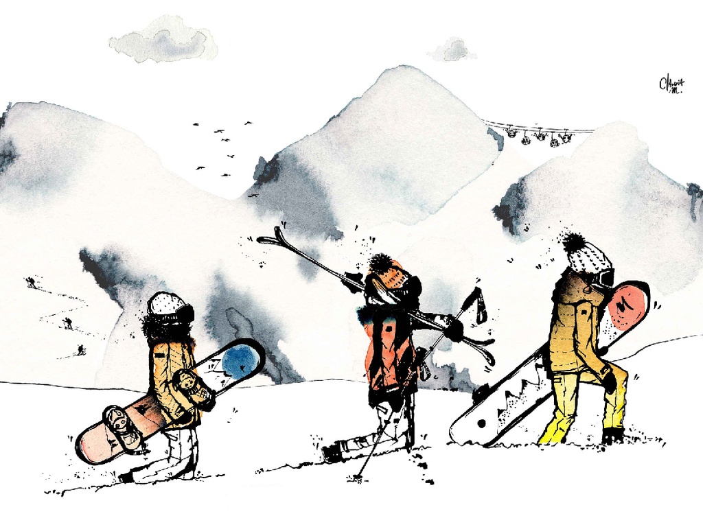 Free ride  (40X17 cm)