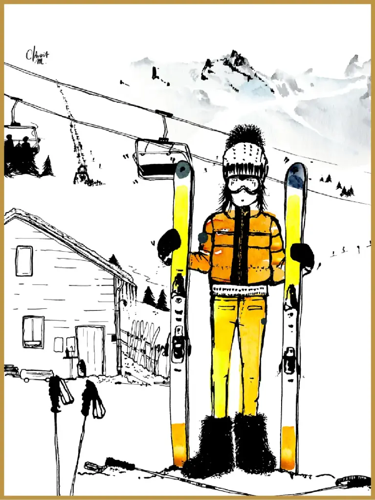 Belle des pistes (jaune)