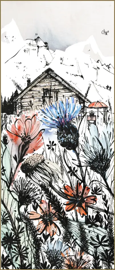 un dimanche ! (17X40 cm)