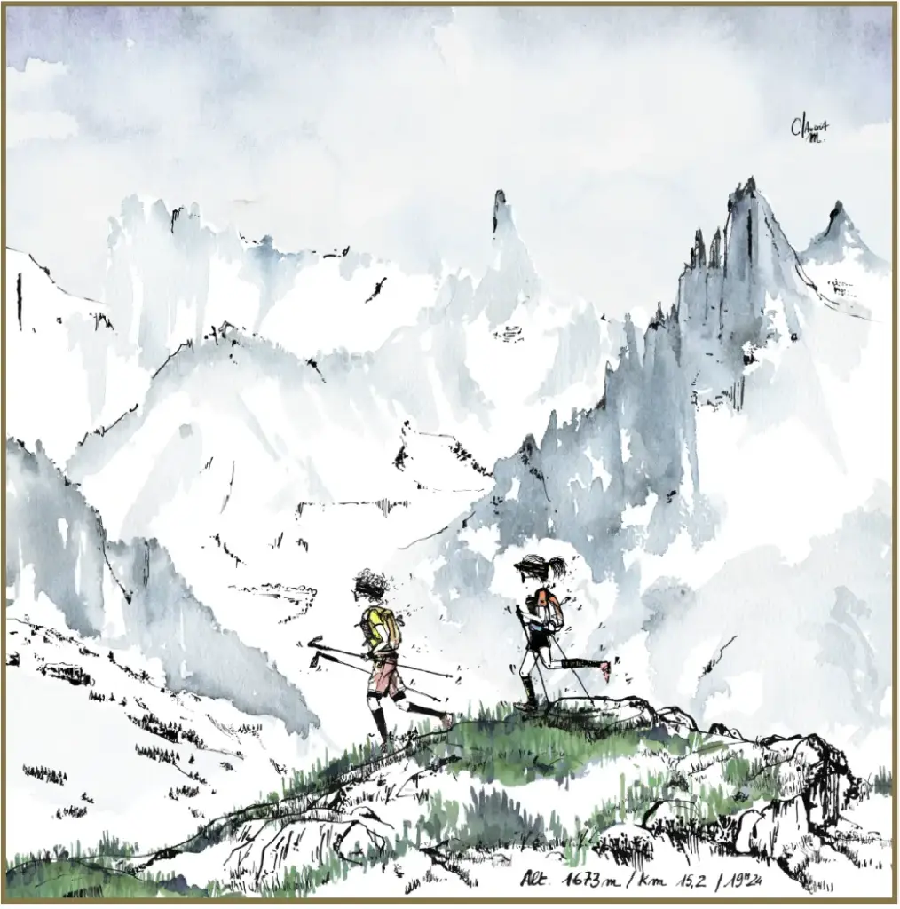 Bien entourés ! (40X40 cm)