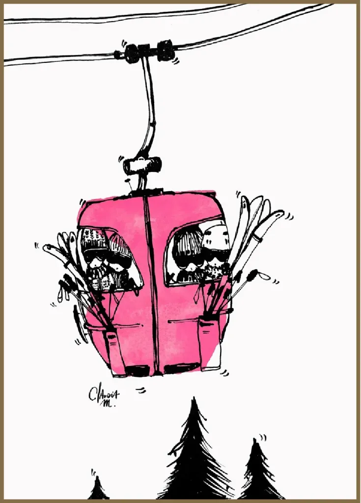 Oeuf d'hiver fuchsia (15X21 cm)