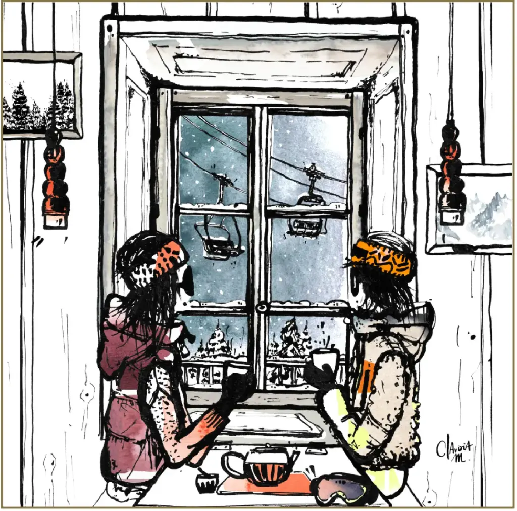 Il neige ! (30X30 cm)