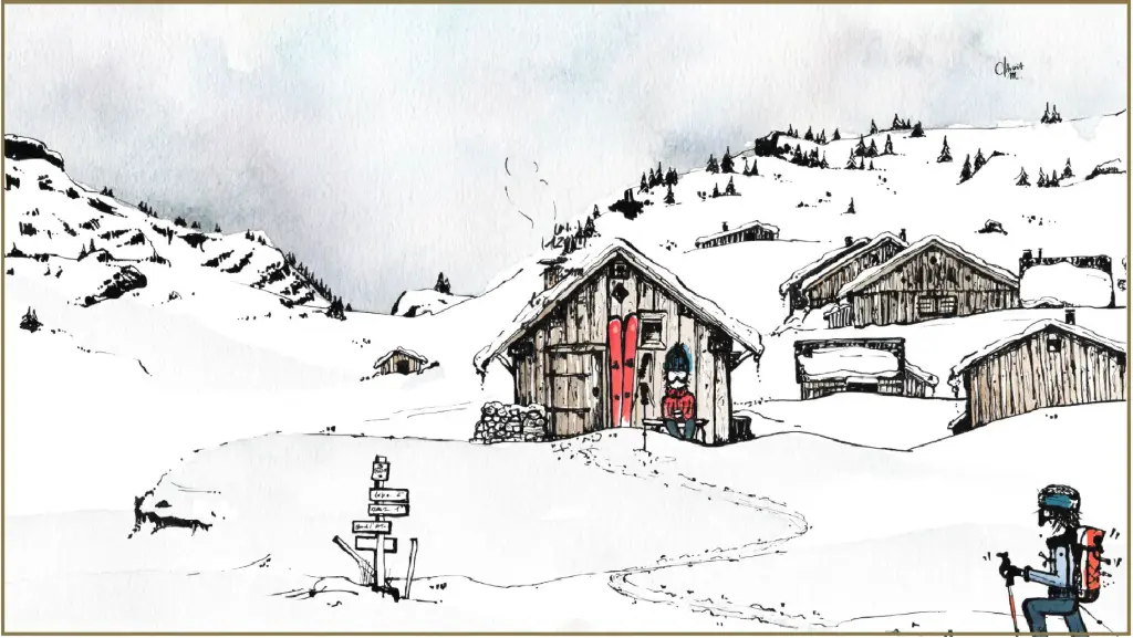 Cabanes !  (21X15 cm)