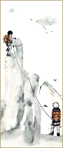 Là haut (coloré) !