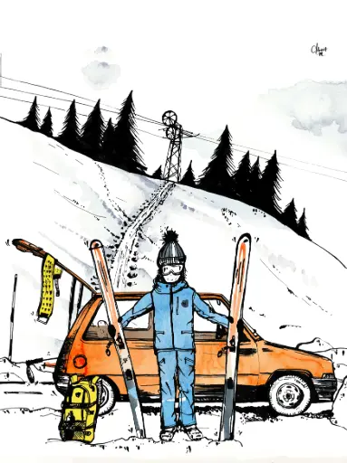 Départ de rando !