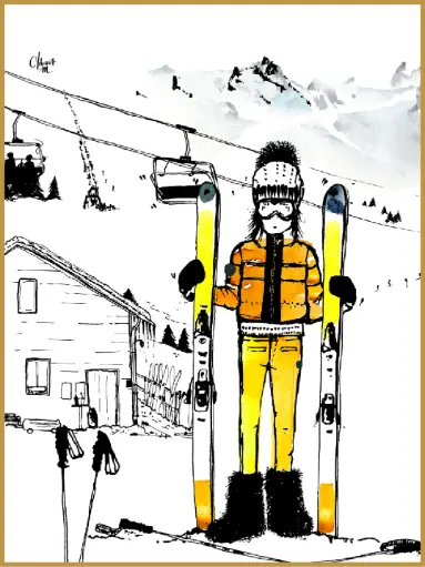 Belle des pistes (jaune)